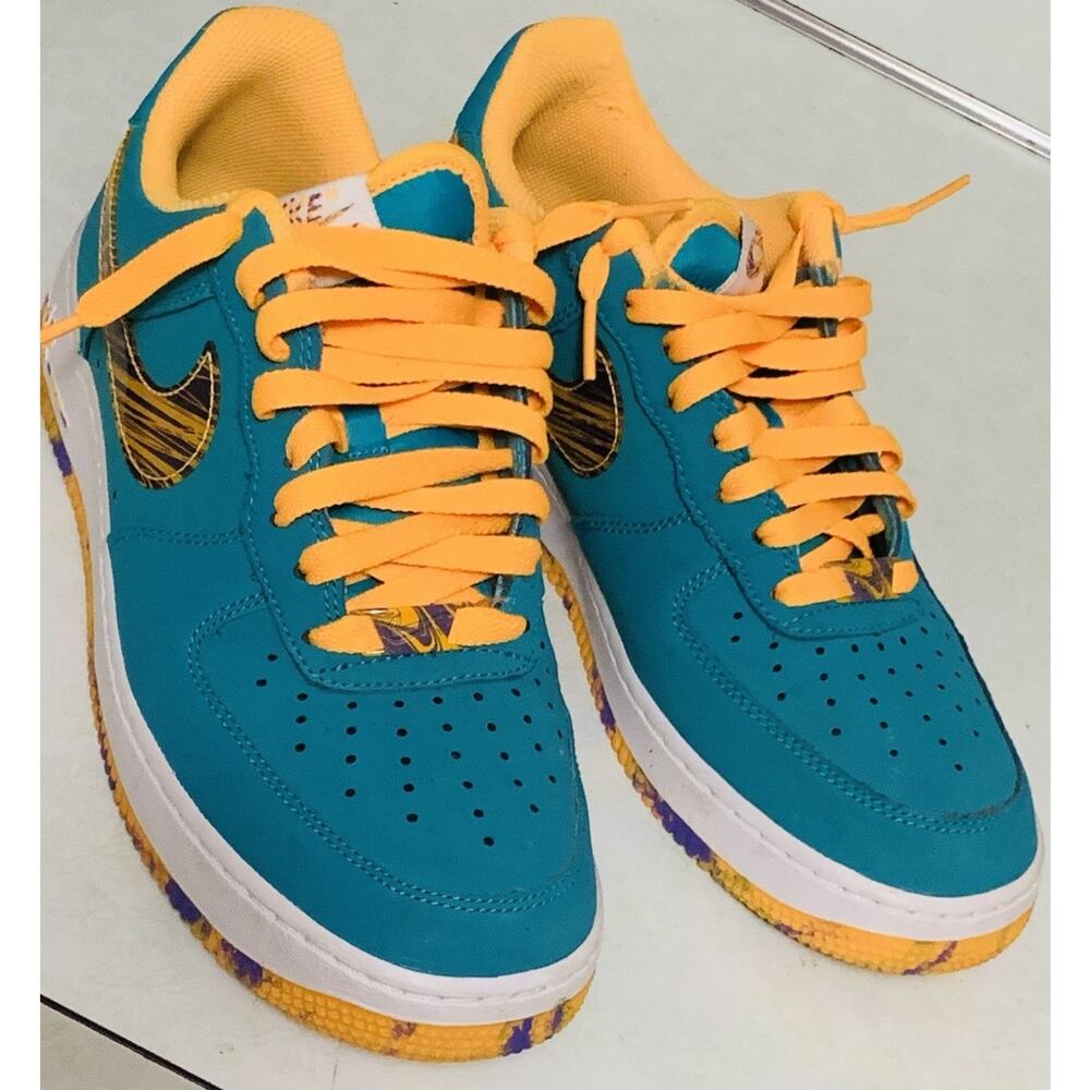 Nike Air Force 1 Low Top 2014 Marbled Swoosh 488298-313 Men’s Size 8.5 Classic